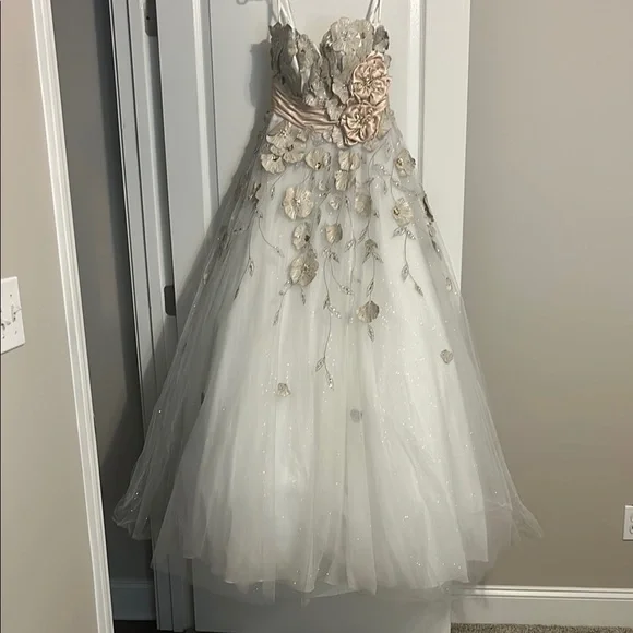 white christmas dresses TONY BOWLS TB117139 – Gemini Bridal main image 1